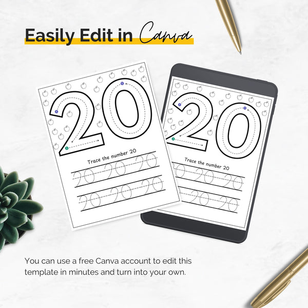 number tracing worksheets
