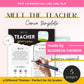 meet the teacher template