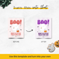 Halloween gift tags