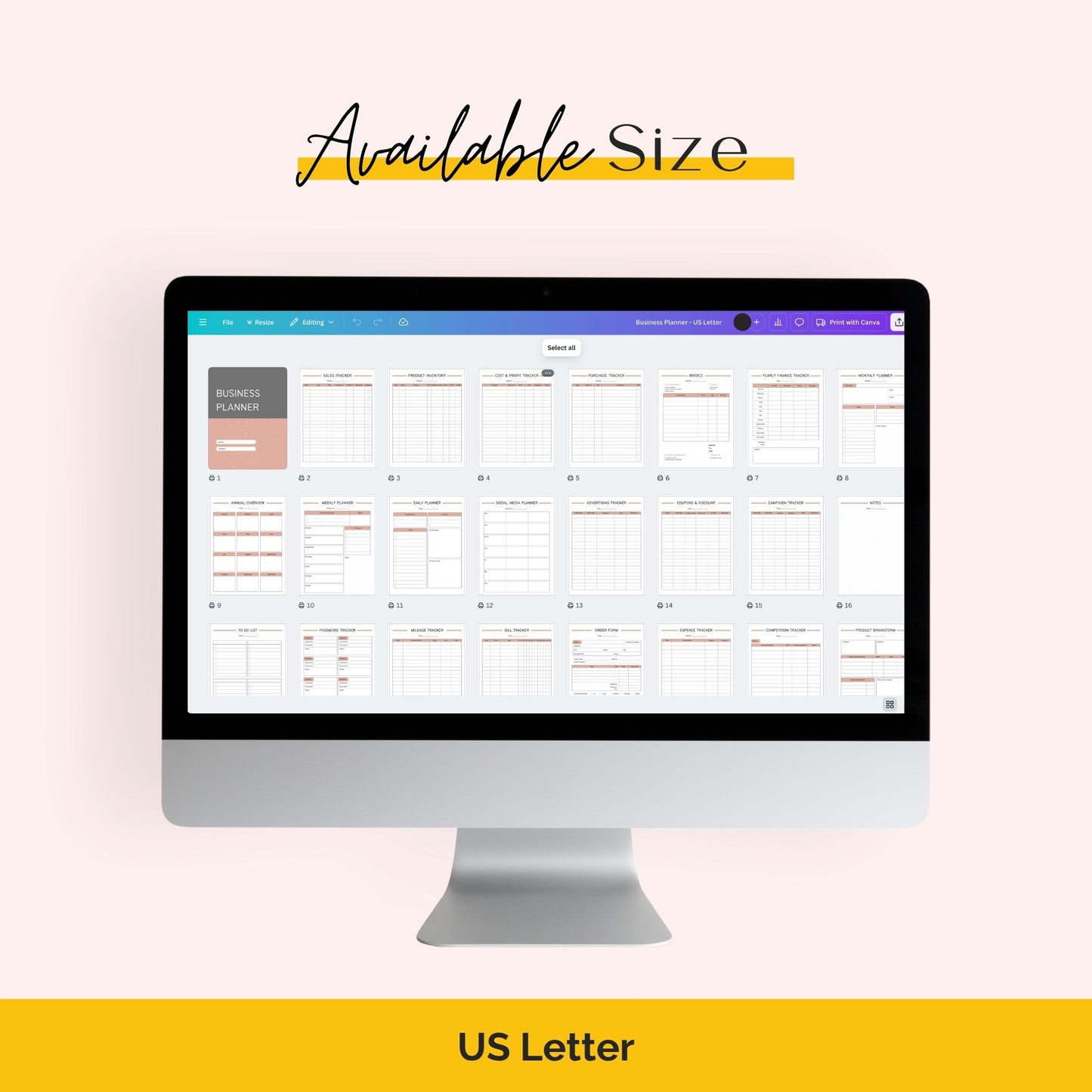 Business Planner Commercial Use