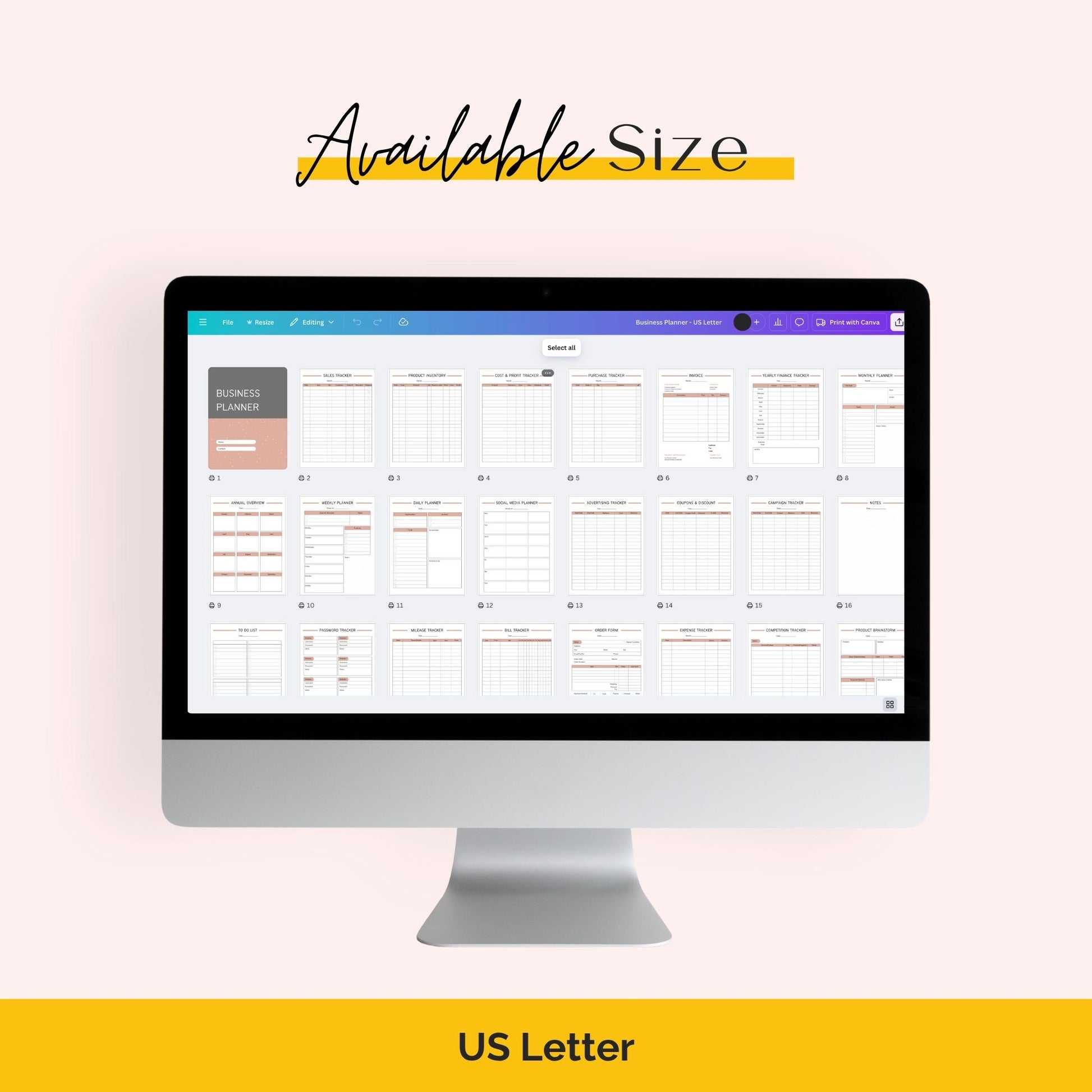 Business Planner Commercial Use