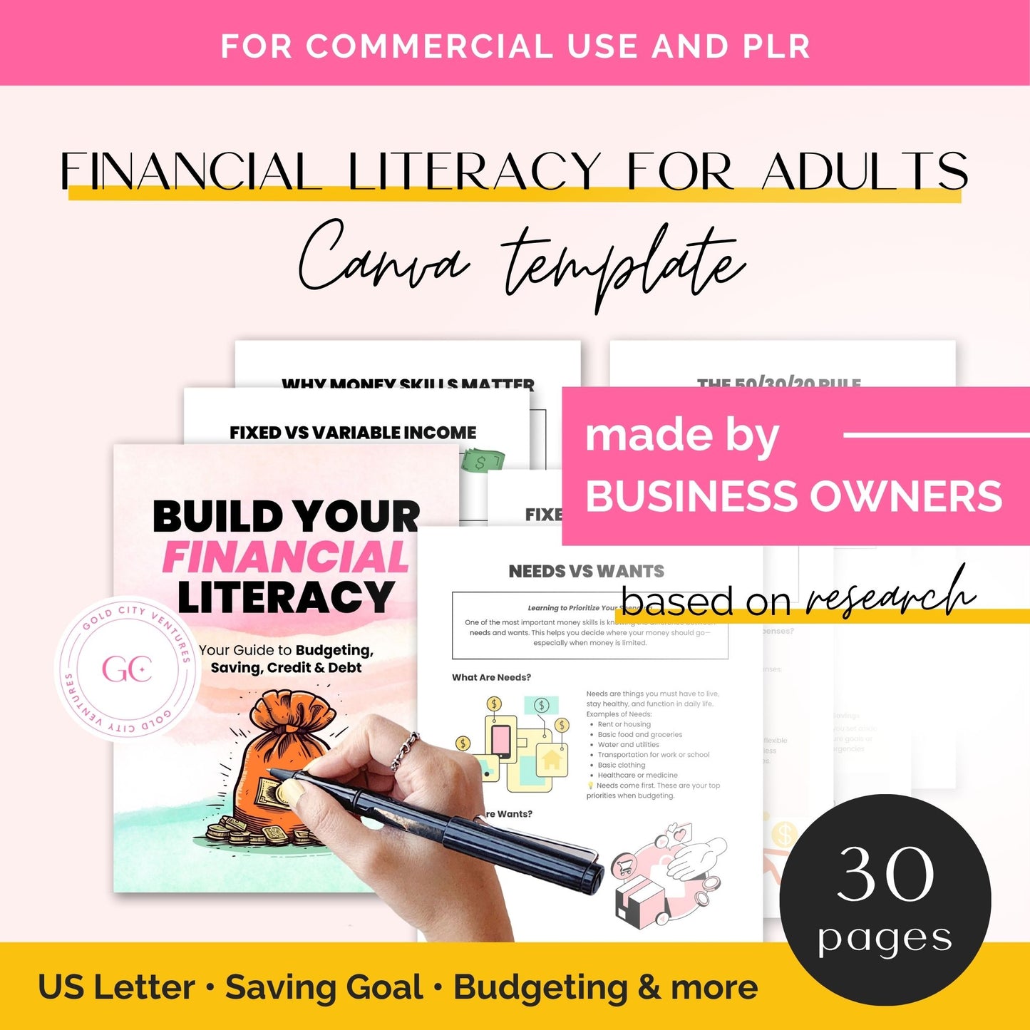 financial literacy workbook for adults