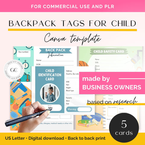 Backpack tags
