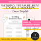 Wedding Treasure Hunt Games and Mockups