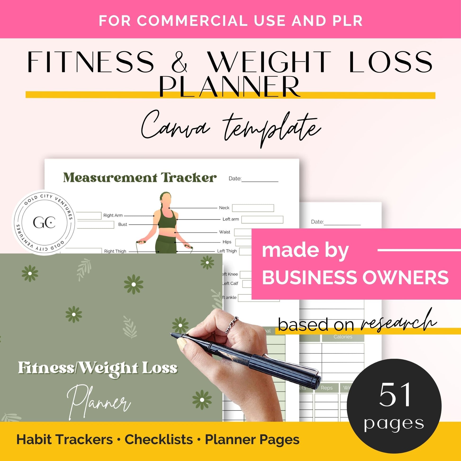 fitness planner weight loss planner