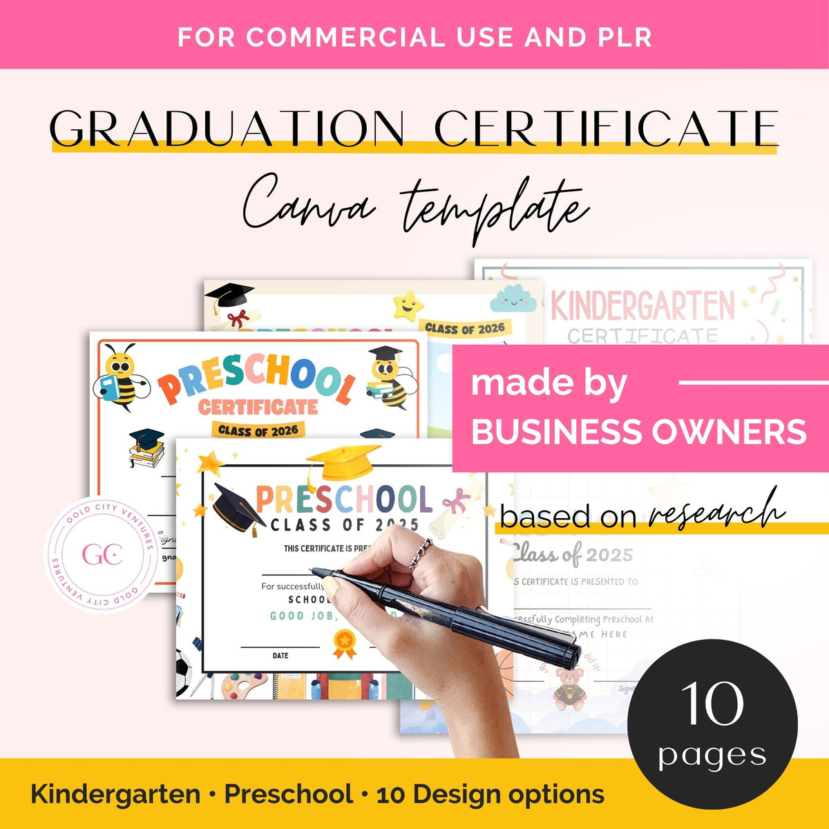 graduation certificates