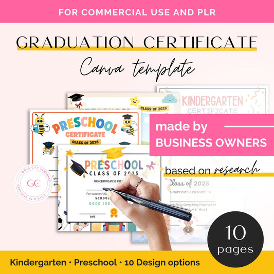 graduation certificates