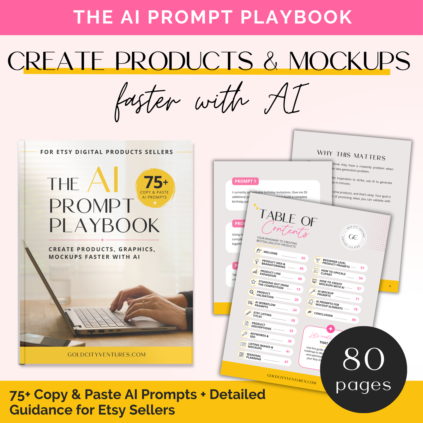 AI prompt playbook for Etsy sellers