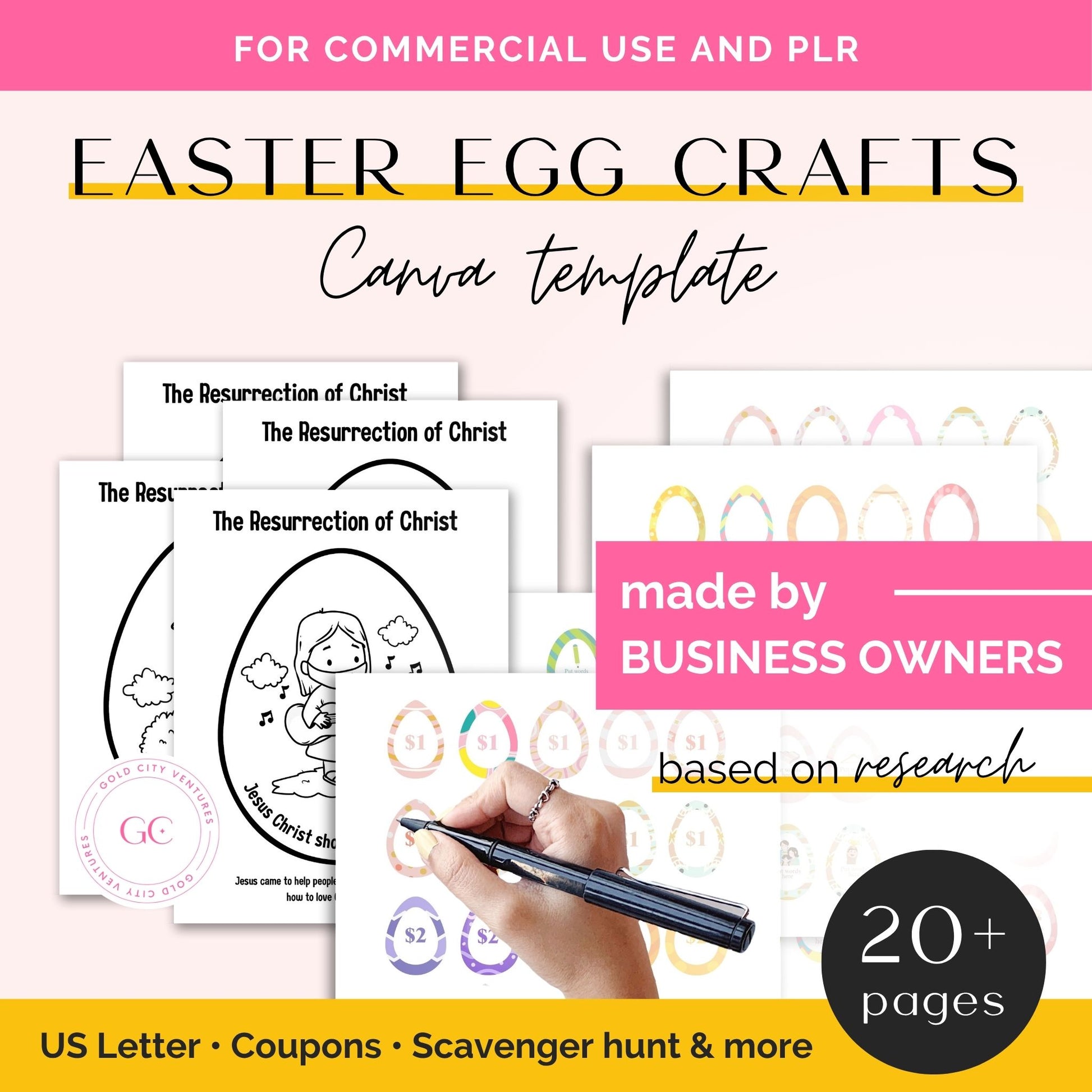 Easter egg crafts and activities