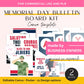 memorial day bulletin board kit