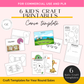 6 Kids Printable Craft Templates