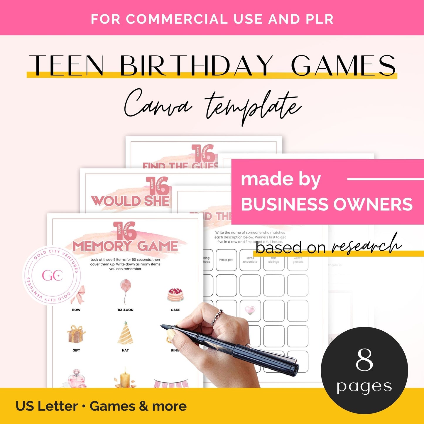 teen birthday party games
