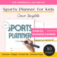 sports planner for kids
