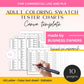 adult coloring swatches