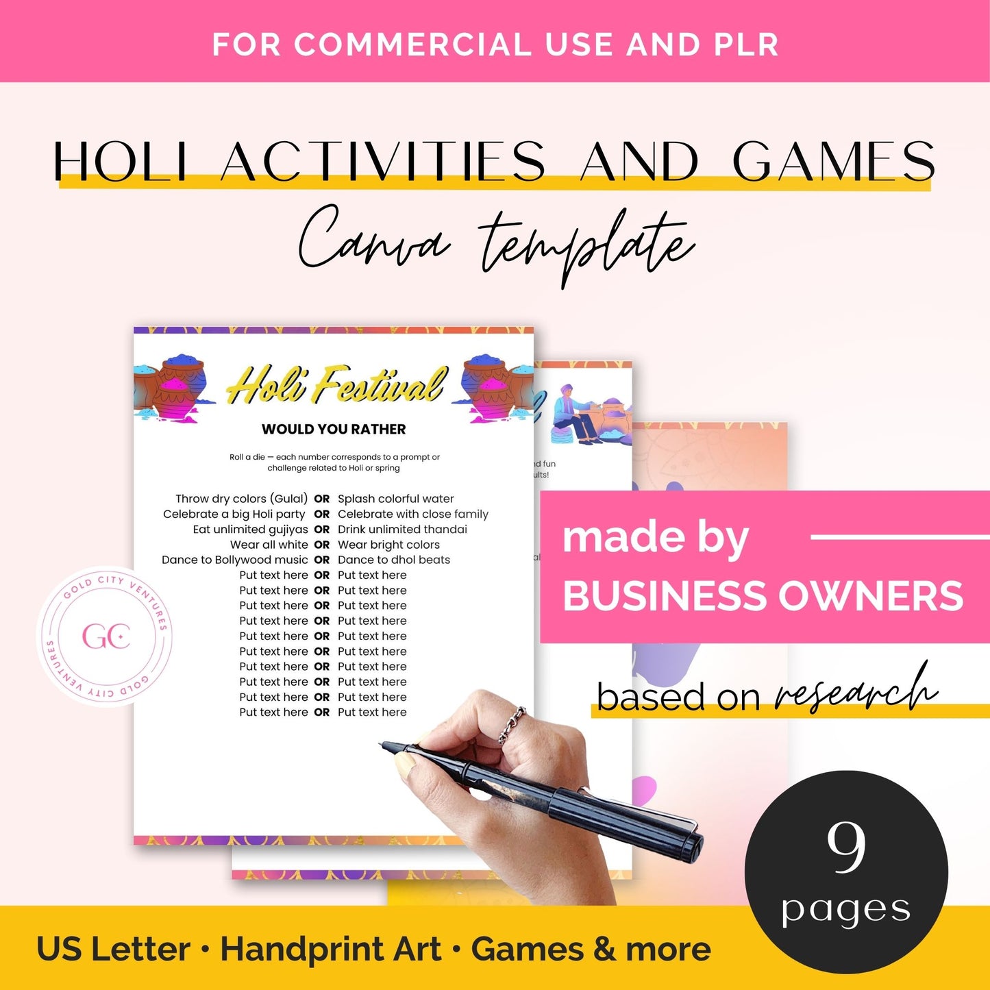 Holi activities