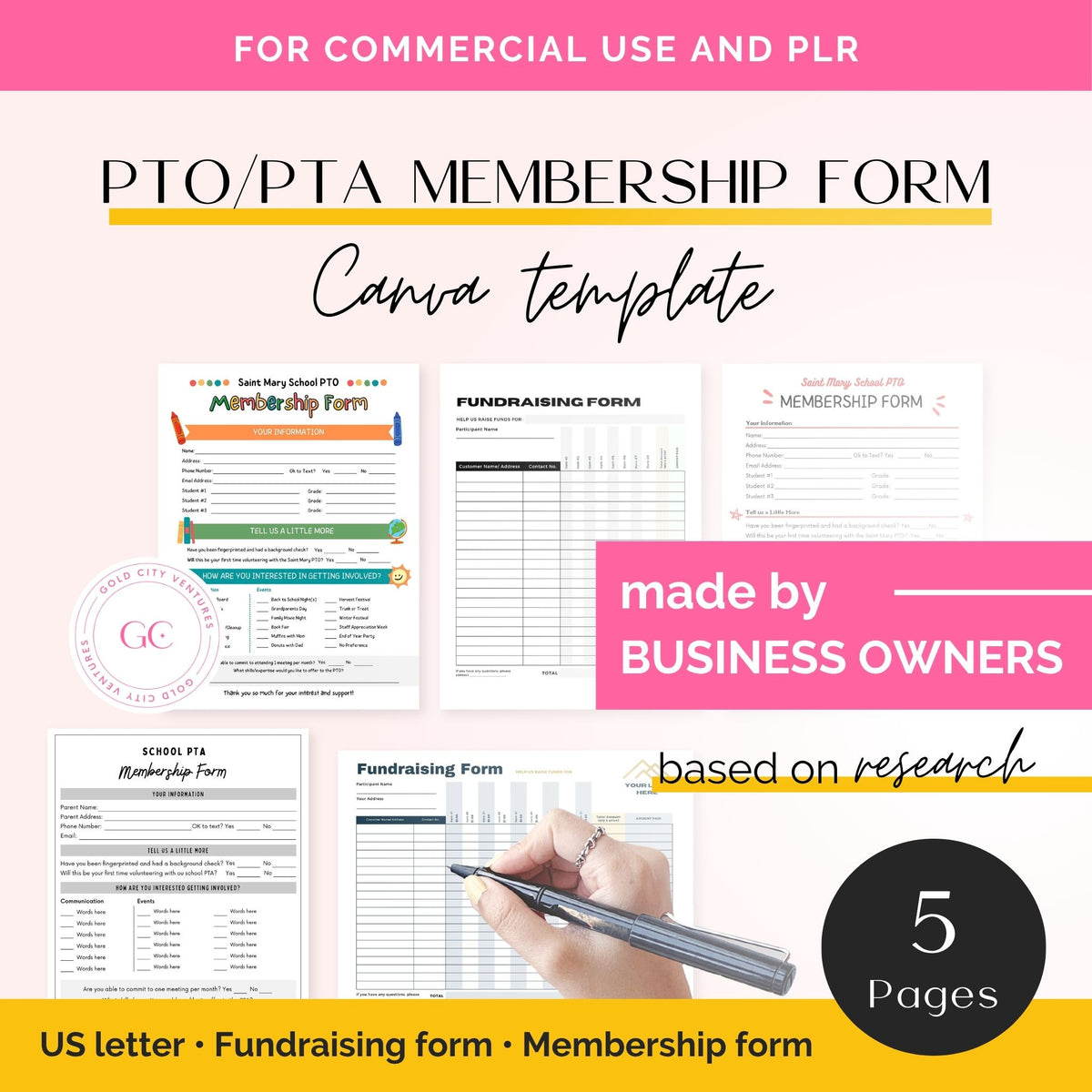 pto membership forms