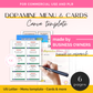 dopamine menu and cards