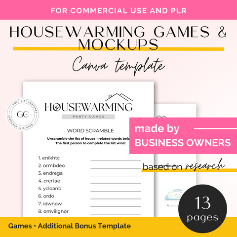 Housewarming Games and Mockups