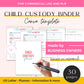 child custody binder