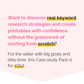 Real Keyword Case Study Pack