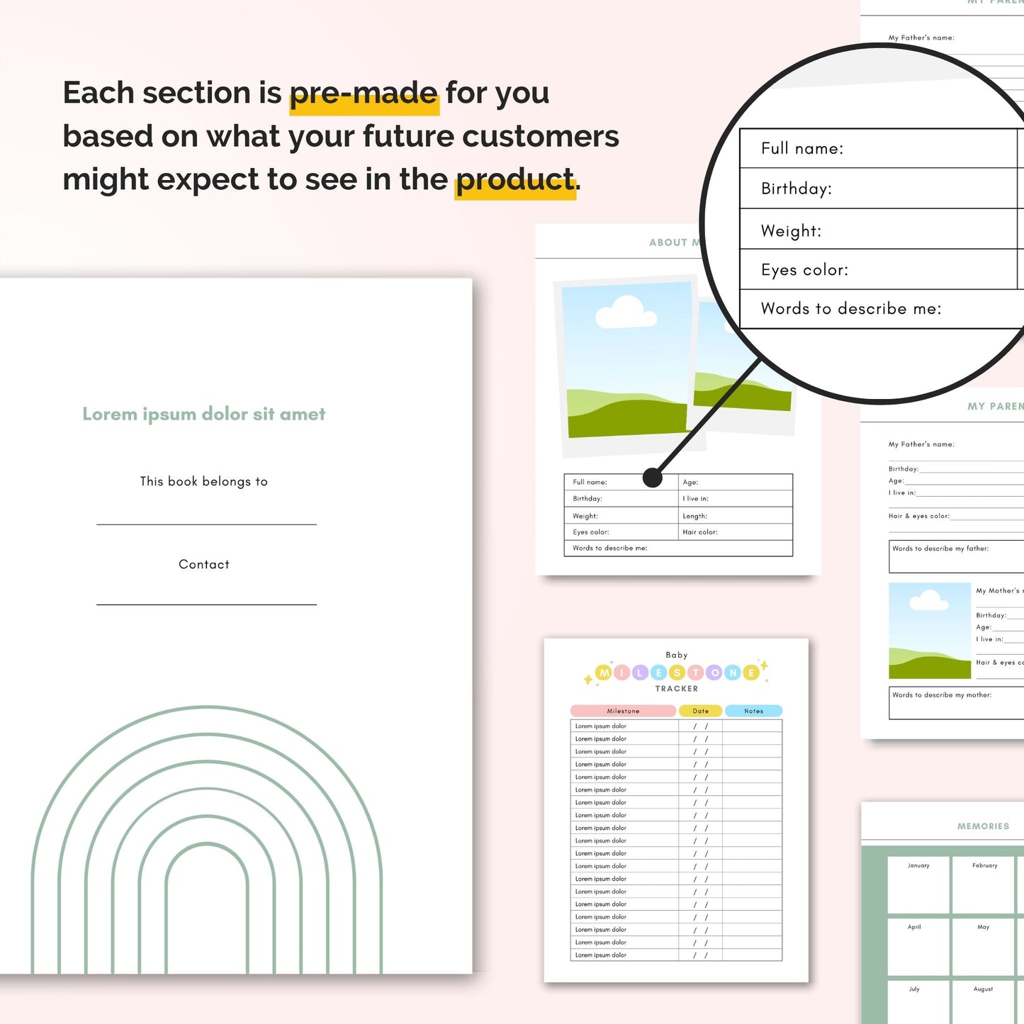 childhood memory book