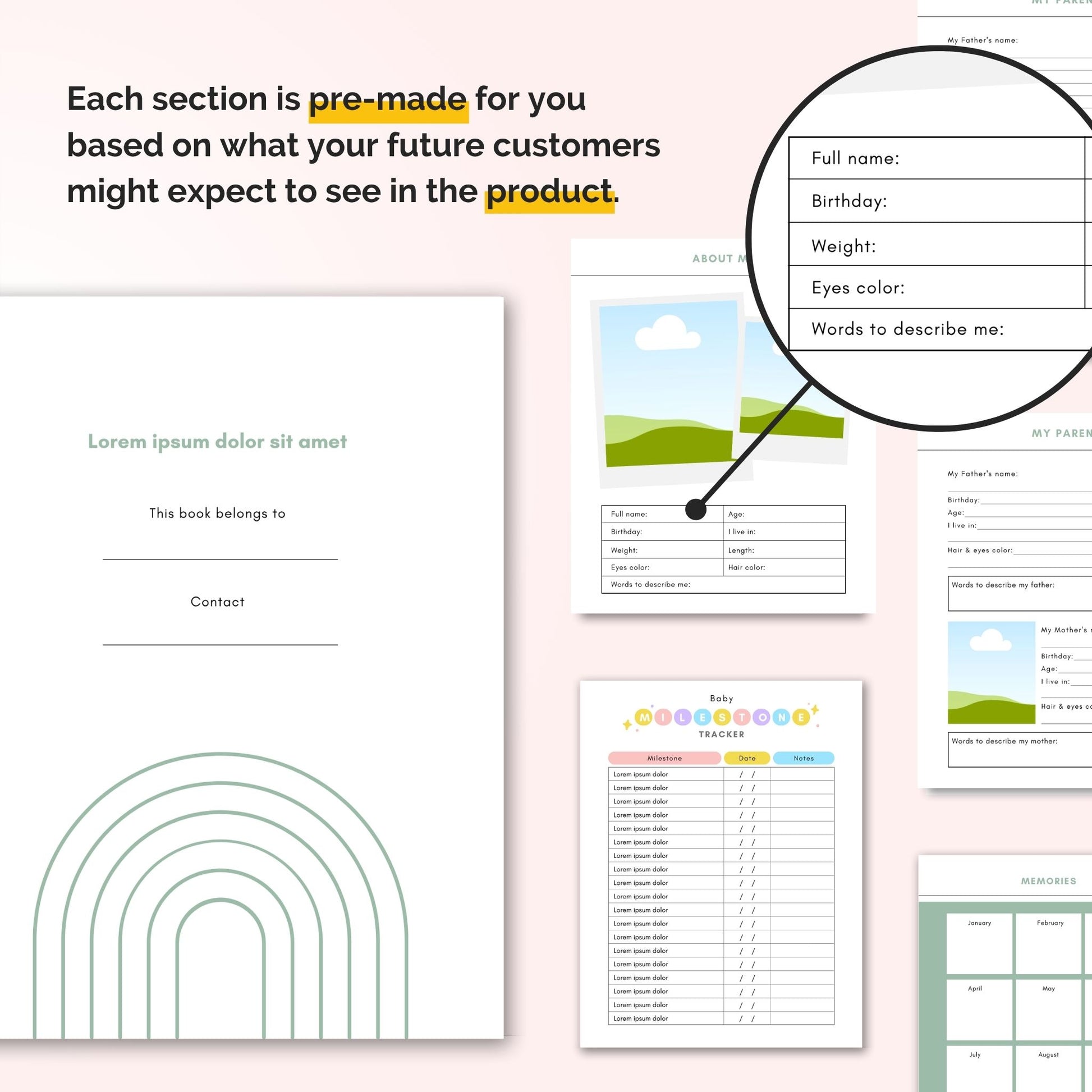 childhood memory book