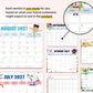 12 months of kid calendars