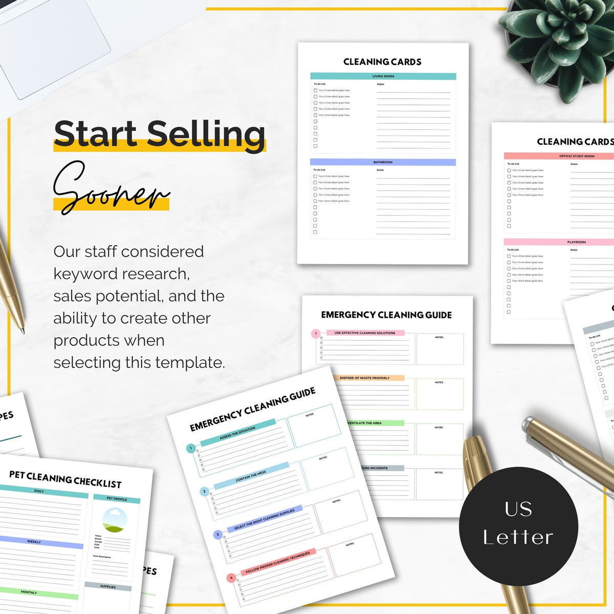 adhd cleaning planner