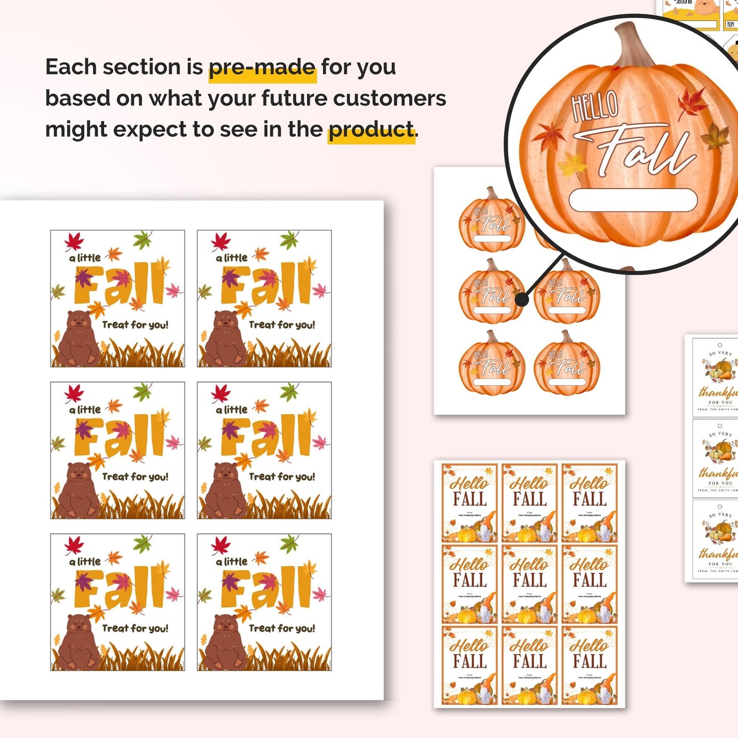 fall gift tags