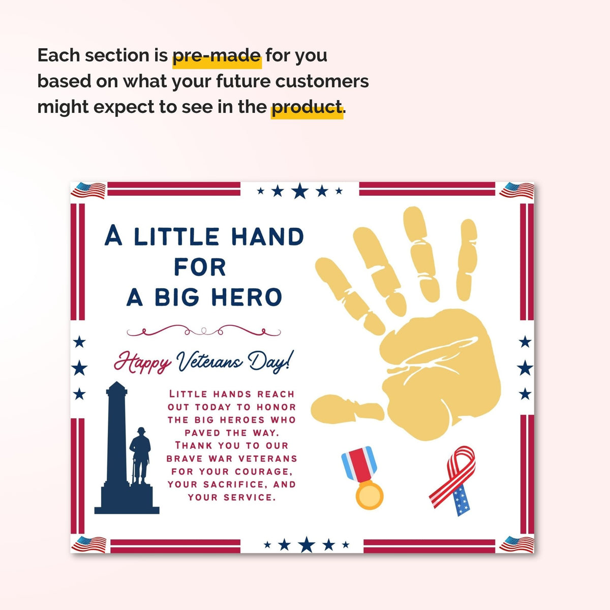 Veteran's Day Craft Kit
