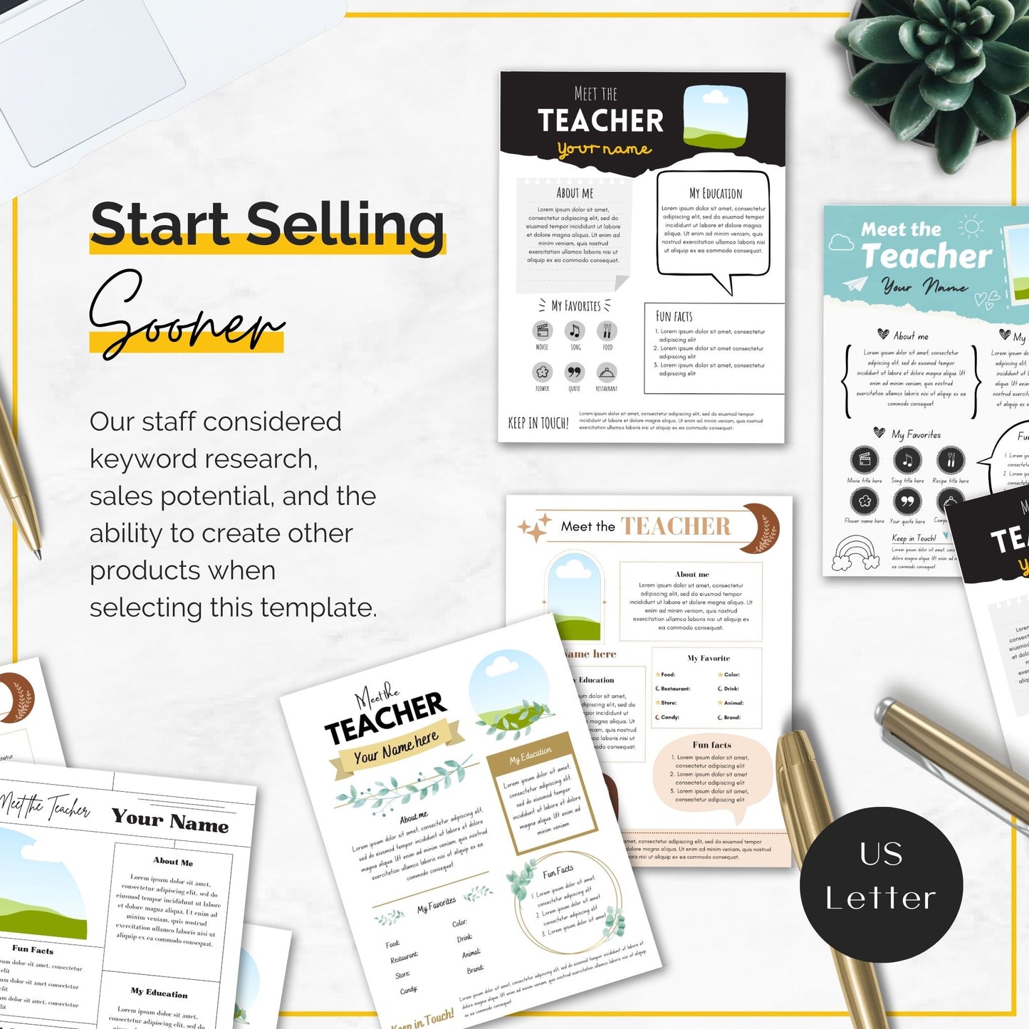 meet the teacher template