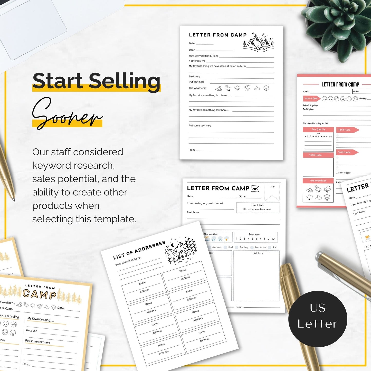 Letters from Camp Stationery