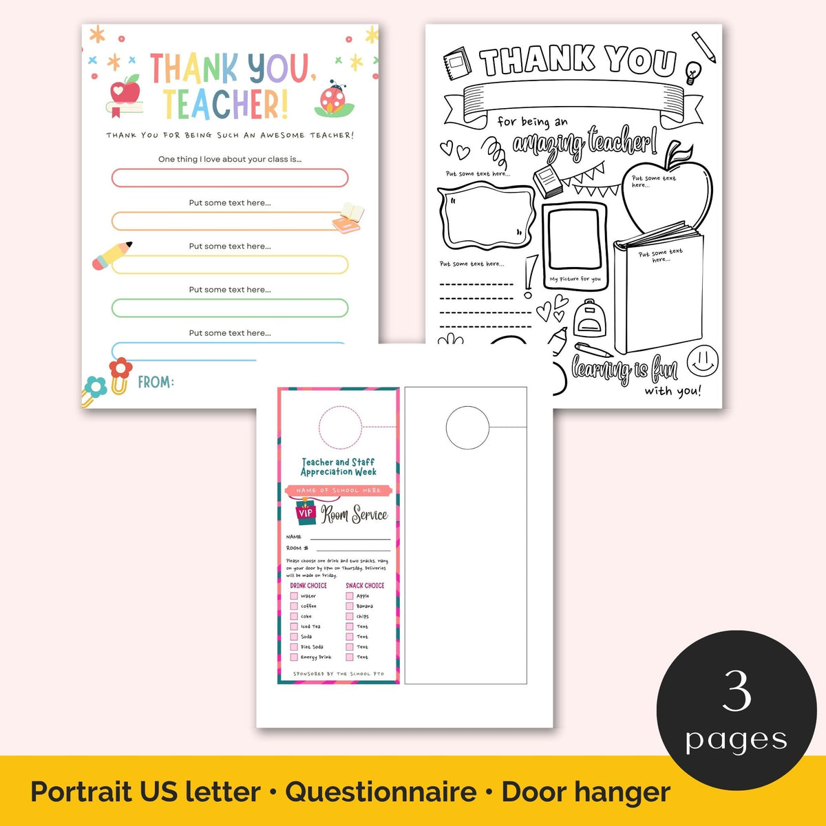 teacher appreciation week kit