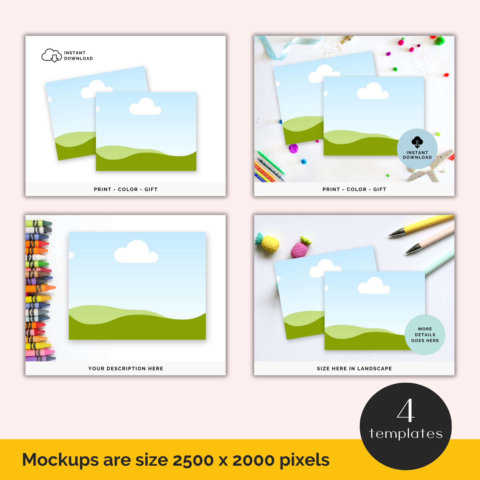 birthday coloring card