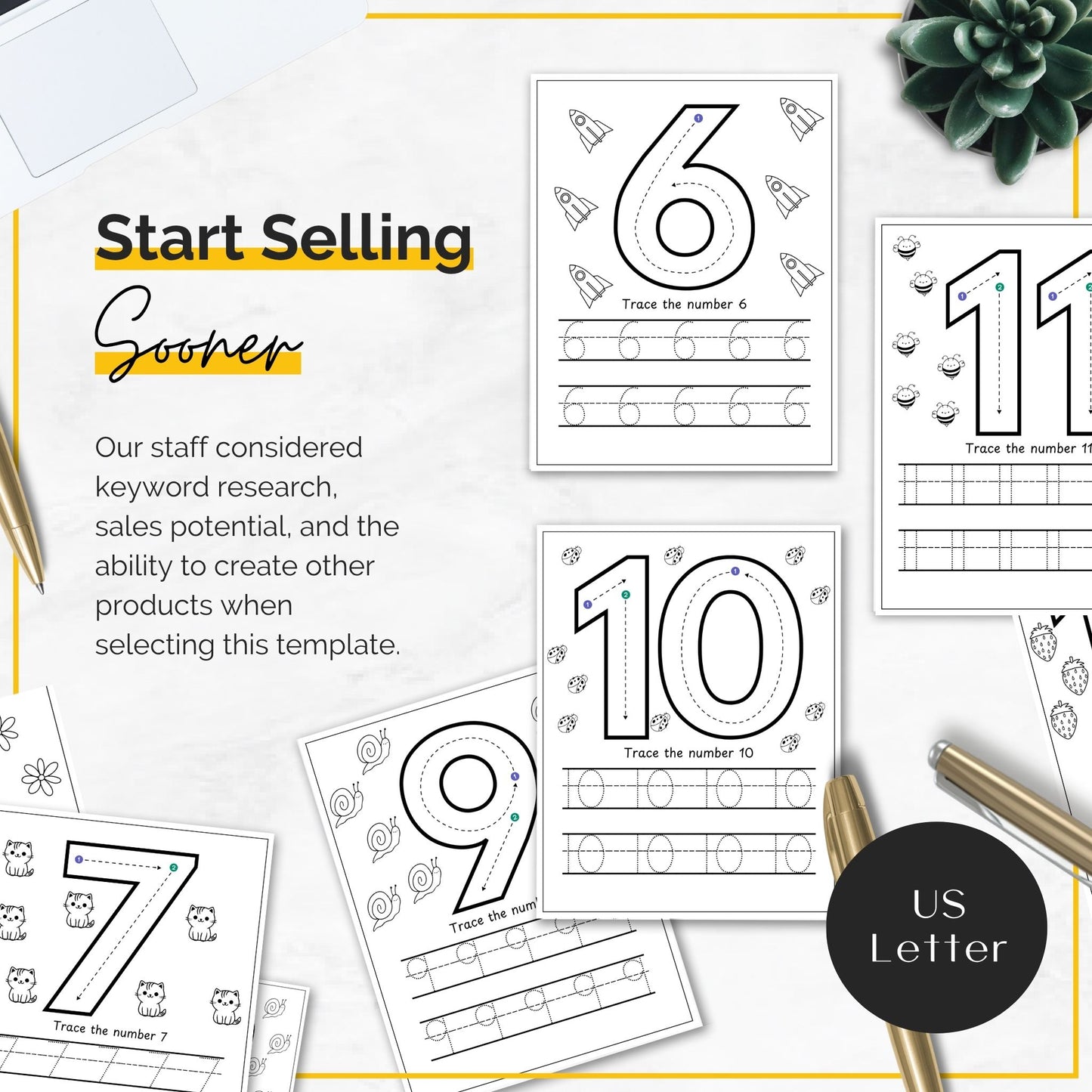 number tracing worksheets