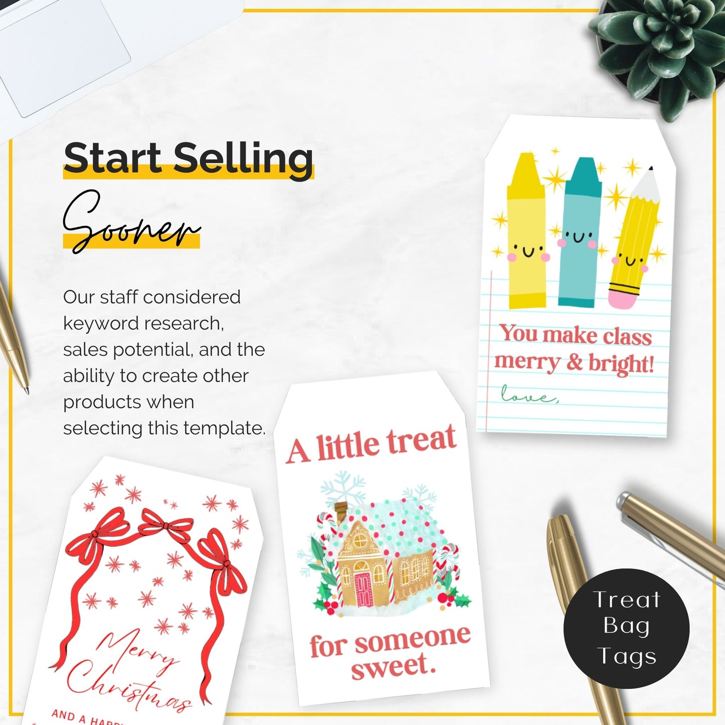 December Christmas Commercial Use Canva Templates