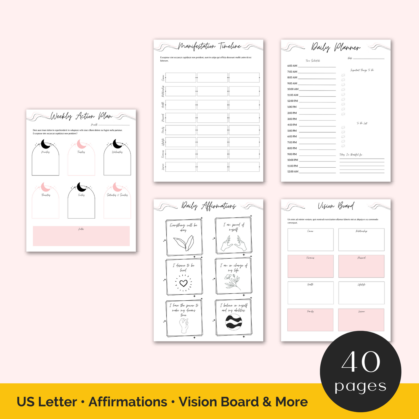 manifestation planner
