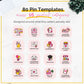 Pinterest workflow guide and pinterest pin templates