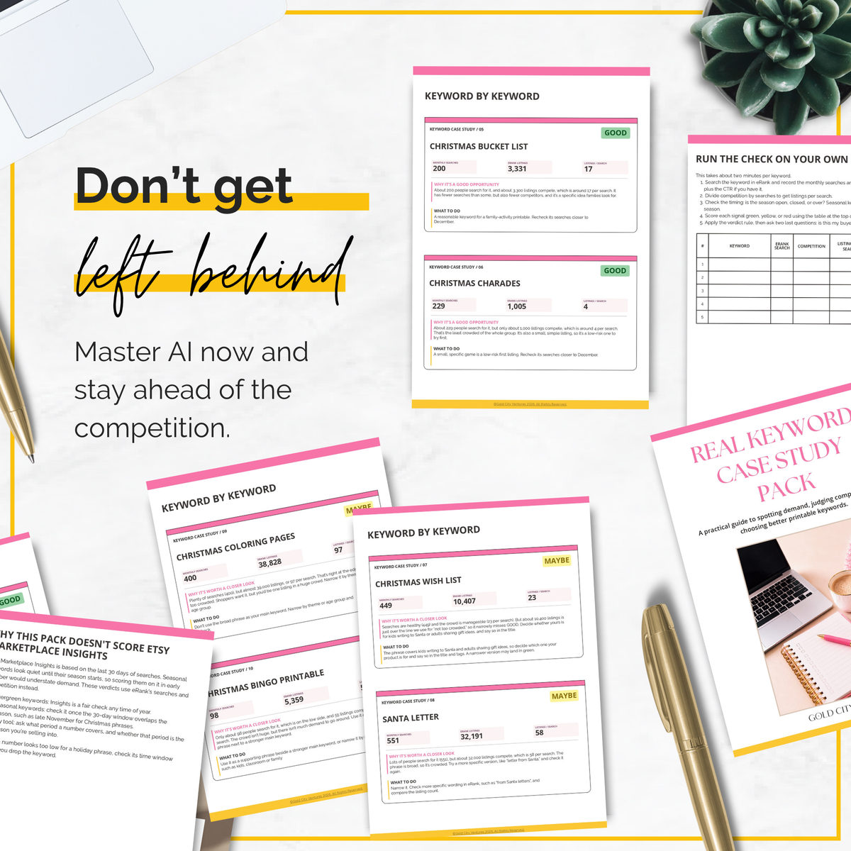 Real Keyword Case Study Pack