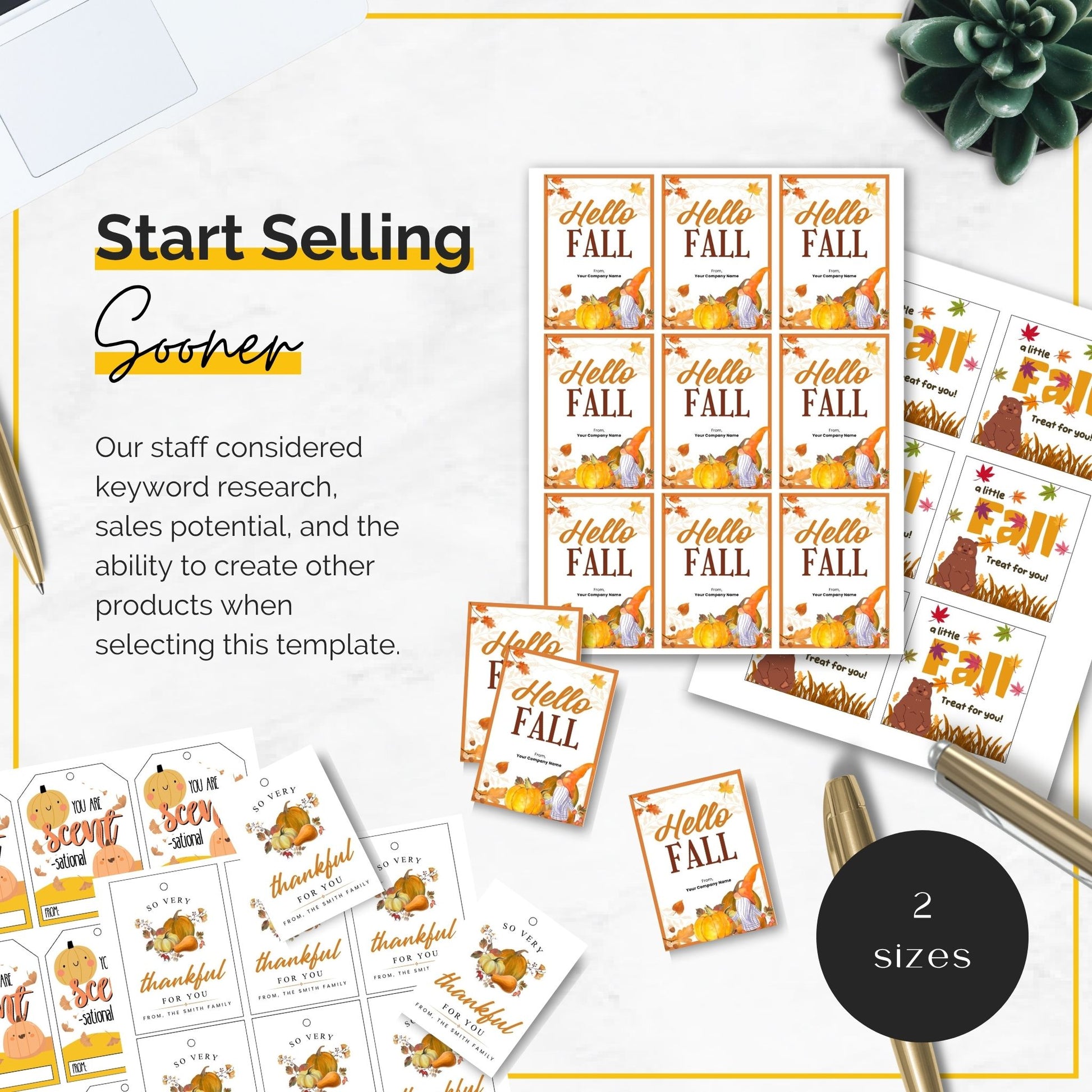 fall gift tags