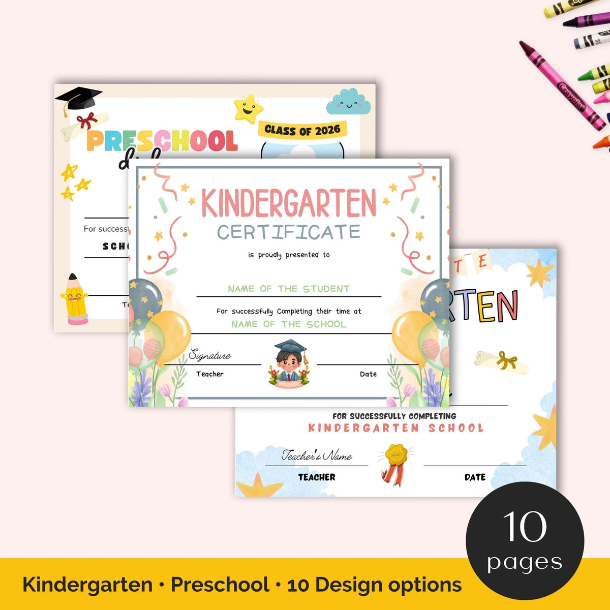 graduation certificates