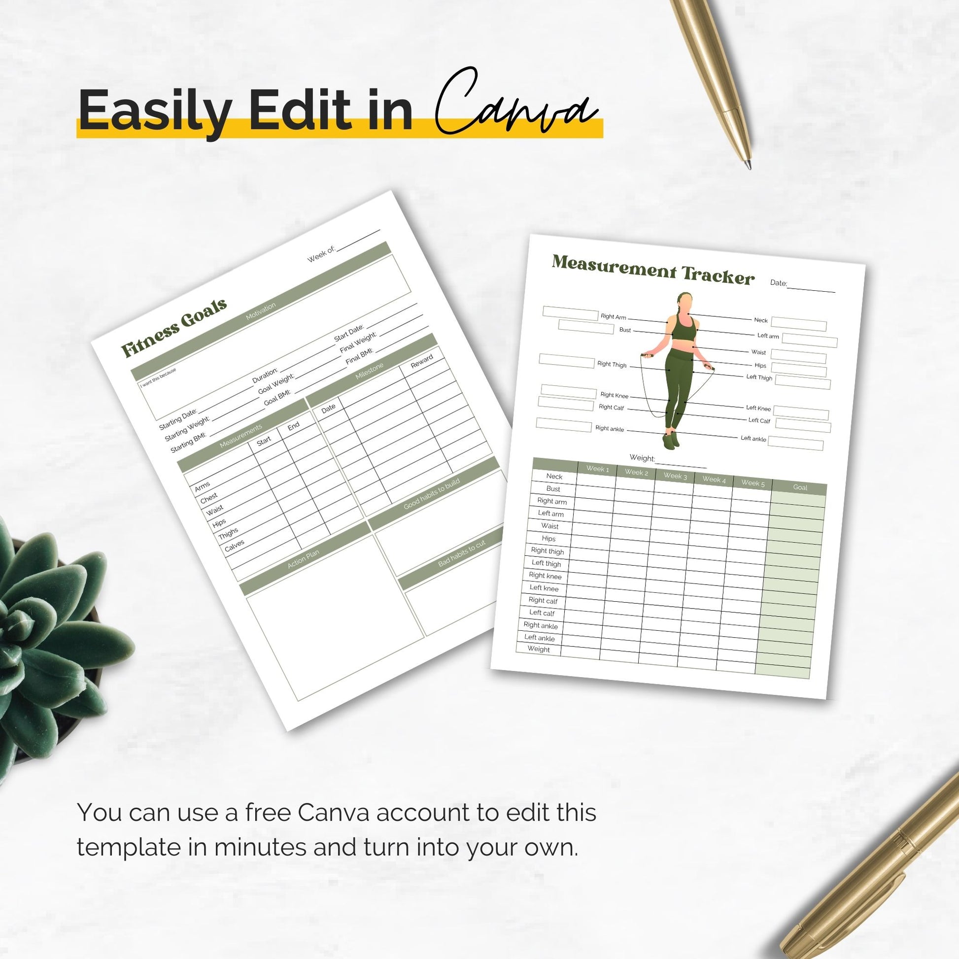 fitness planner weight loss planner