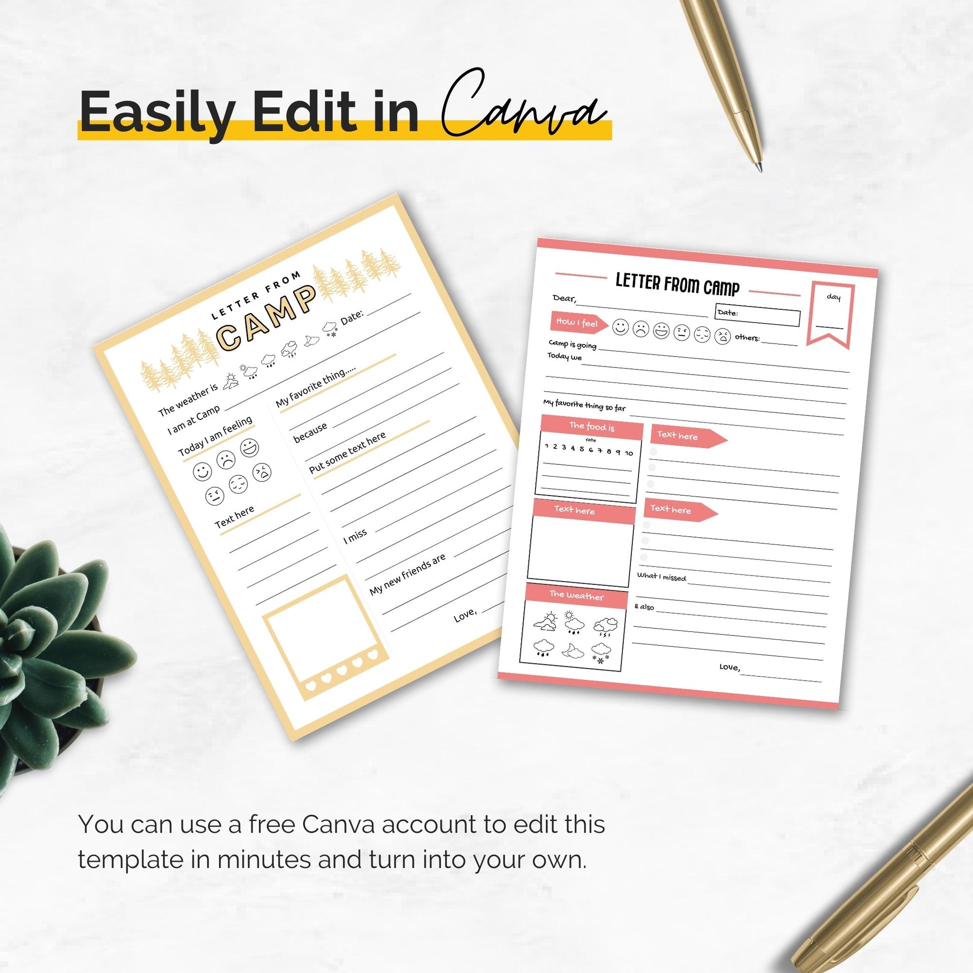 Letters from Camp Stationery