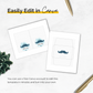 greeting card and envelope templates