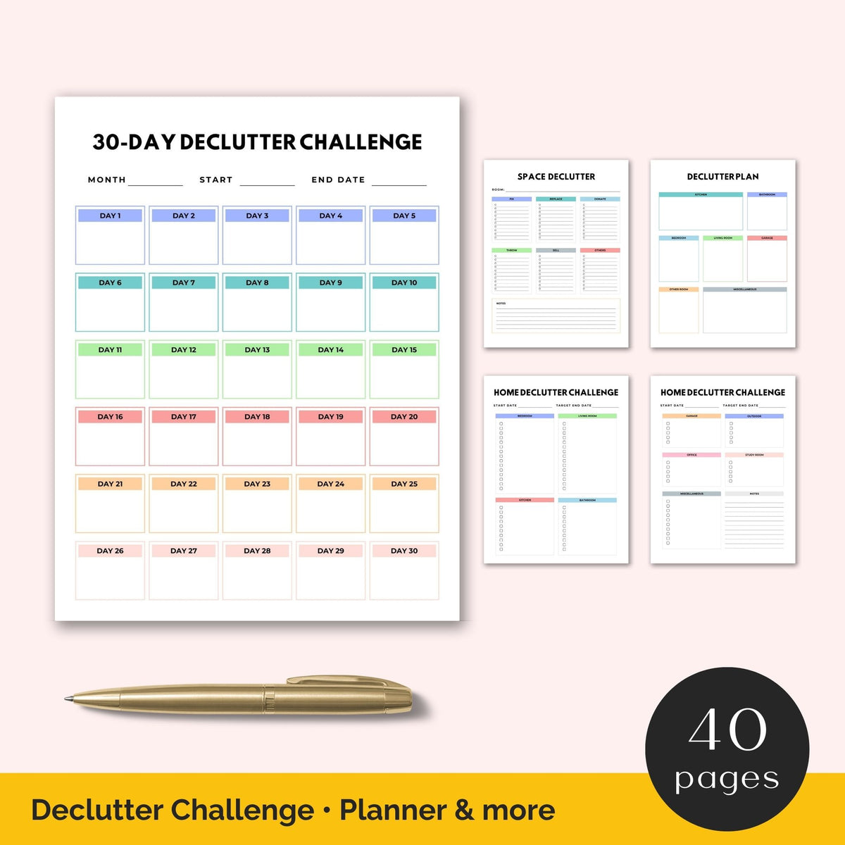 adhd cleaning planner