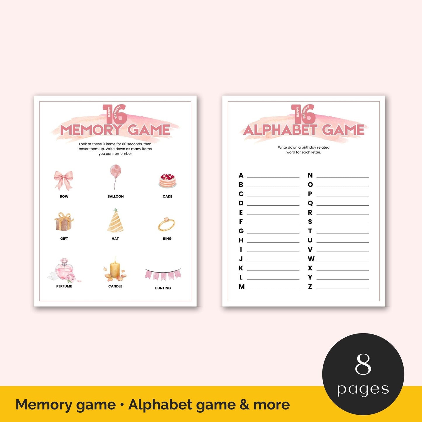 teen birthday party games