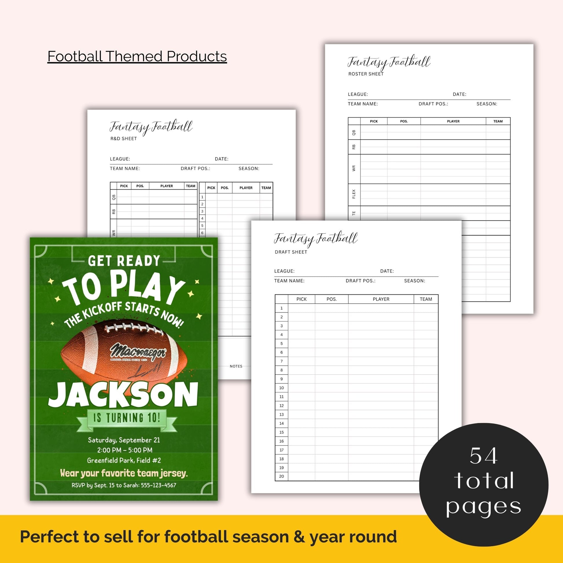 November Thanksgiving Commercial Use Templates