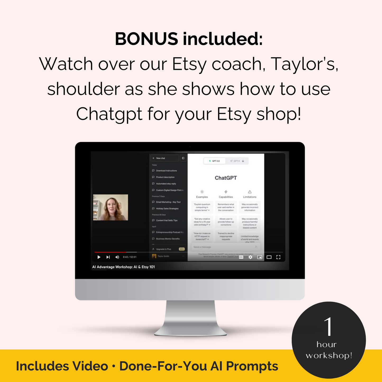 Chatgpt Prompts for Etsy Sellers