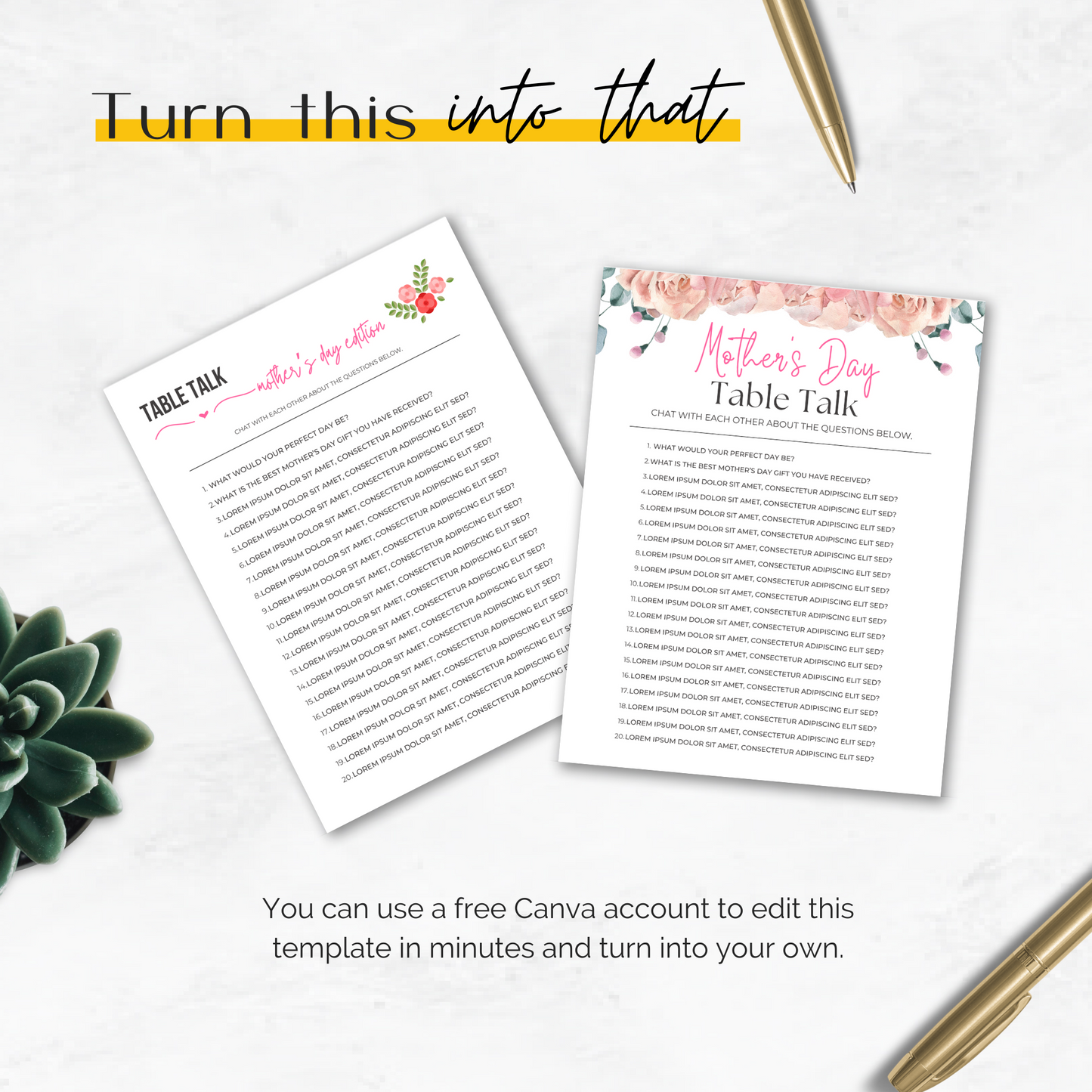 Mother's Day Games and Mockups