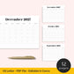 12 months of calendar templates